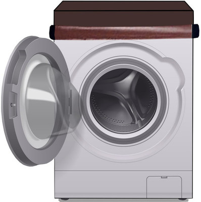 Delideal Front Loading Washing Machine  Cover(Width: 70 cm, Coffee)