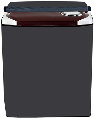 Delideal Semi-Automatic Washing Machine  Cover(Width: 81 cm, Grey)
