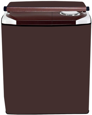 Delideal Semi-Automatic Washing Machine  Cover(Width: 93 cm, Coffee)