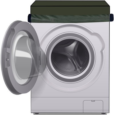 Delideal Front Loading Washing Machine  Cover(Width: 69 cm, Military)