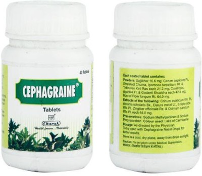 CHARAK CEPHAGRAINE TABLET(Pack of 2)