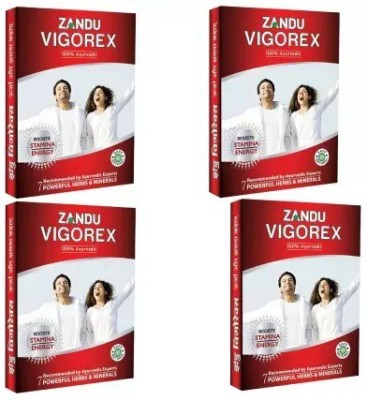 ZANDU Vigorex Ayurvedic Daily Energizer- 10 capsules (pack of 4)(Pack of 4)