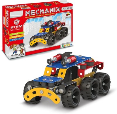 PEZYOX Mechanix Advance ,STEM Toy, Building Blocks, Construction Set, for 6+ yrs Boys and Girls(Multicolor)