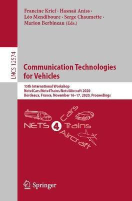 Communication Technologies for Vehicles(English, Paperback, unknown)