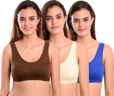 TEENPLUS Sports Non Padded Bra Women Sports Non Padded Bra(Multicolor)