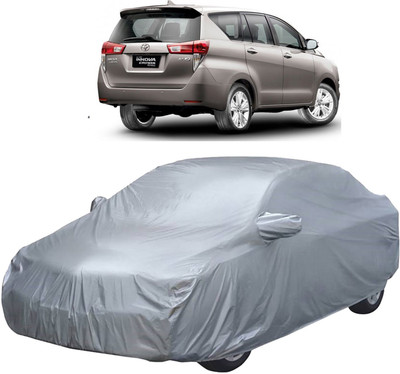 UK Blue Car Cover For Toyota Innova Crysta (With Mirror Pockets)(Silver, For 2016, 2017, 2018, 2019, 2020, 2021 Models)