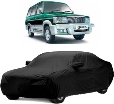 UK Blue Car Cover For Toyota Qualis (With Mirror Pockets)(Black, For 2004 Models)