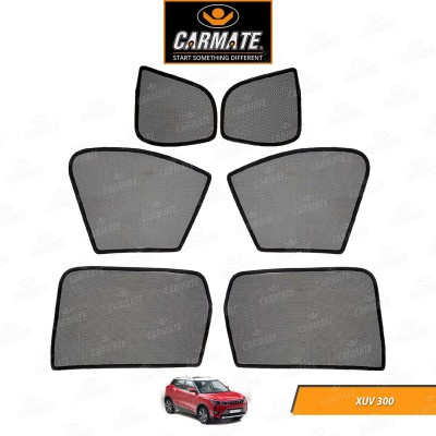CARMATE Side Window Sun Shade For Mahindra Universal For Car(Black)