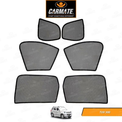 CARMATE Side Window Sun Shade For Mahindra Universal For Car(Black)