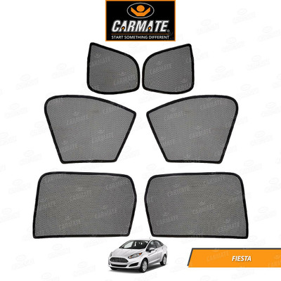 CARMATE Side Window Sun Shade For Ford Fiesta(Black)