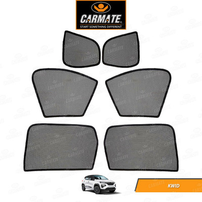 CARMATE Side Window Sun Shade For Renault Kwid(Black)