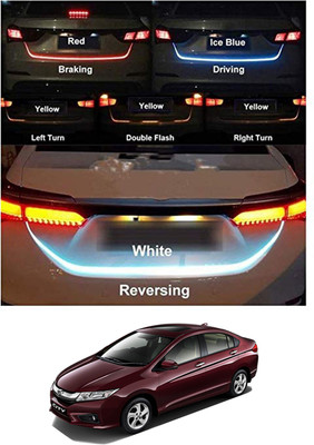 RKPSP Led Strip Trunk/Dicky/Boot/Tail Lights Streamer Brake Turn Signal Light For Honda City 2018 Universal For All Models Car Fancy Lights(Multicolor)
