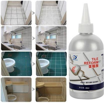 ROGZA Tiles Gap Filler Agent, Waterproof Grout Sealant Agent For Kitchen, Bathroom, Balcony, Terrace Crack Filler (280 ml) Crack Filler (280 ml), TILE REFORM GLUE Crack Filler(280 ml)
