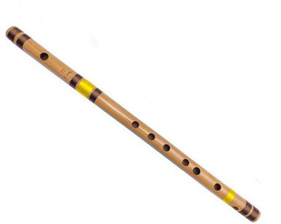 MAGA MART C Sharp Left Hand Flute 19 Inch Bamboo Flute Bamboo Flute(48 cm)