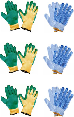 RBGIIT Nylon And Rubber Material Sport Gloves Speical Women & Men S-125 Cycling Gloves(Multicolor)