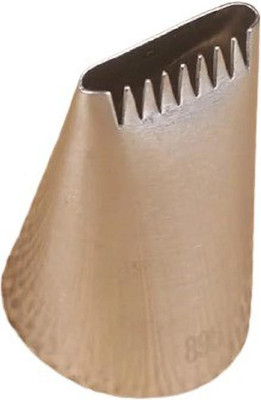 Perfect Pricee Basket Icing Piping Nozzles Basket Weave Decorating Tip Nozzle Basketweave Baking Tools For Cakes Bakeware Pastry Icing Tips Steel Ruffle Icing Nozzle(Silver Pack of 1)