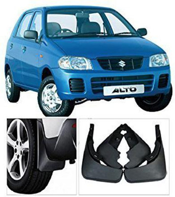 Carcool Rear Mud Guard, Front Mud Guard For Maruti Alto NA(Black)