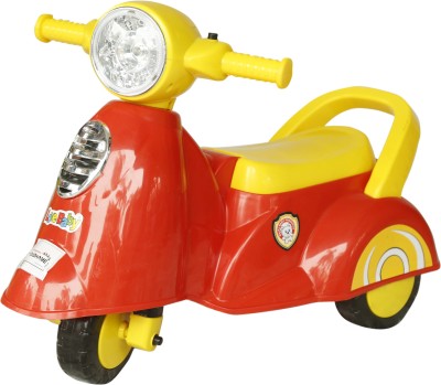 evohome Love Baby Toy Scooter Wheelie Activity Ride-on/Kids Ride On/ Baby On Toys with Musical Tunes & Light Suitable for Boys & Girls 1 to 5 Years Old Kids Gift(Red)