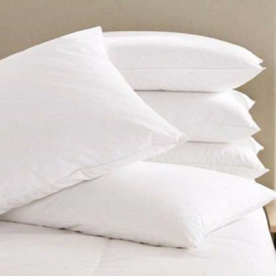 JDX Polyester Fibre Solid Sleeping Pillow Pack of 4(White)