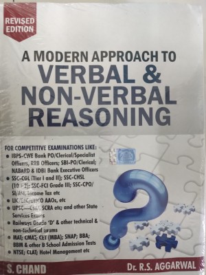 Verbal & Non-Verbal Reasoning New Edition(Paperback, Dr.R.S.Aggarwal)