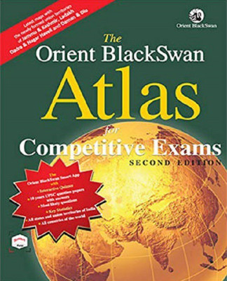 The Orient Black Swan Atlas For Competitive Exams Second Edition English Medium(Paperback, Orient Black Swan)