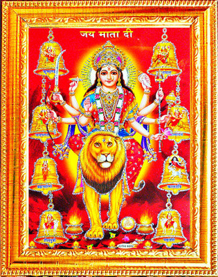 SUNINOW NAV DURGA MAA Religious Frame