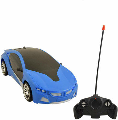 Just97 3d famous car 4 way: forward-reverse-left-right (Multi color)(Blue)