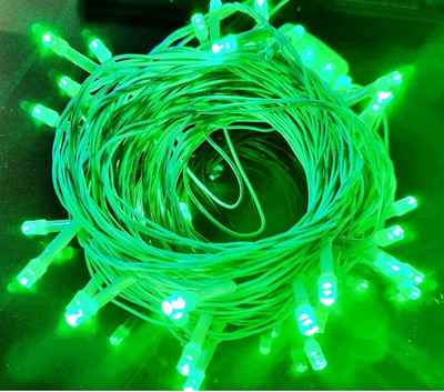 Shankypal 26 LEDs 9.78 m Green Steady String Rice Lights(Pack of 6)