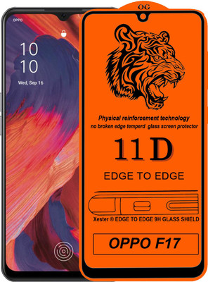 Rofix star Edge To Edge Tempered Glass for OPPO F17(Pack of 1)