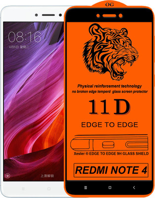 Rofix star Edge To Edge Tempered Glass for Mi Redmi Note 4(Pack of 1)