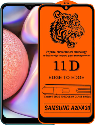 Rofix star Edge To Edge Tempered Glass for Samsung Galaxy A20(Pack of 1)