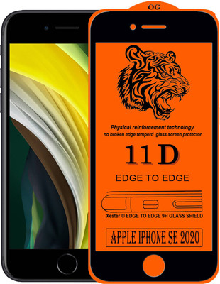 PFOAM Edge To Edge Tempered Glass for Apple Iphone SE 2(2020)(Pack of 1)