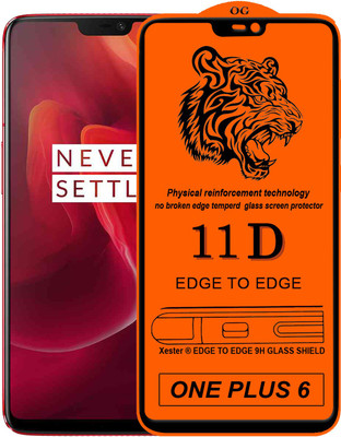 Rofix star Edge To Edge Tempered Glass for OnePlus 6(Pack of 1)
