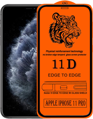 Rofix star Edge To Edge Tempered Glass for Apple Iphone 11 Pro(Pack of 1)