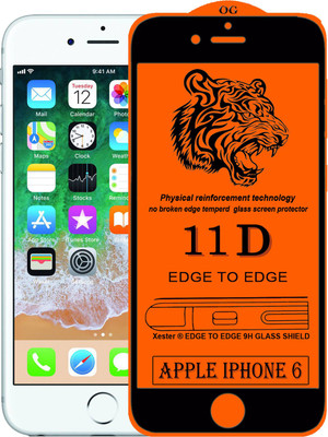 Rofix star Edge To Edge Tempered Glass for Apple iPhone 6(Pack of 1)