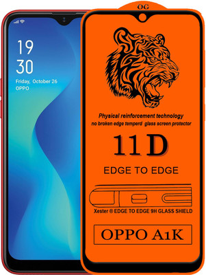 Rofix star Edge To Edge Tempered Glass for Oppo A1k(Pack of 1)