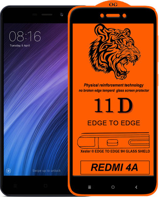 PFOAM Edge To Edge Tempered Glass for Mi Redmi 4A(Pack of 1)