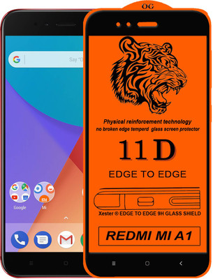 Rofix star Edge To Edge Tempered Glass for Mi A1(Pack of 1)