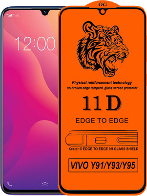 Rofix star Edge To Edge Tempered Glass for Vivo Y93(Pack of 1)