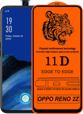 Rofix star Edge To Edge Tempered Glass for OPPO Reno 2z(Pack of 1)