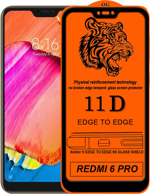Rofix star Edge To Edge Tempered Glass for Mi Redmi 6 pro(Pack of 1)