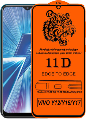 Rofix star Edge To Edge Tempered Glass for Vivo Y12(Pack of 1)