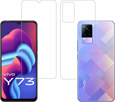 Ten To 11 Front and Back Screen Guard for ViVO Y73(Pack of 2)