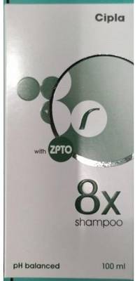 Cipla 8x shampoo-100ml  (100 ml)