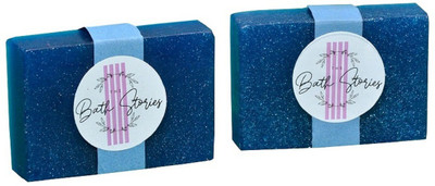 the bath stories Breeze Organic handmade Refreshing Bath Soap for Men(2 x 90 g)