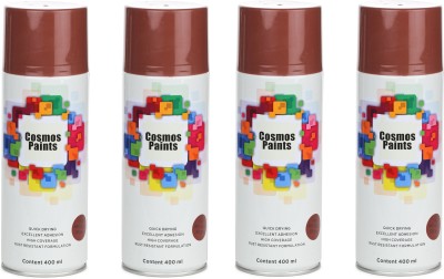 Cosmos Paints Anti Rust Brown Spray Paint 1600 ml(Pack of 4)