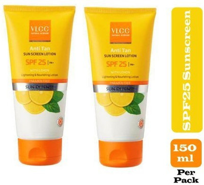 VLCC Sunscreen - SPF 50 PA+ Sunscreen Protection With SPF25+(300 ml)