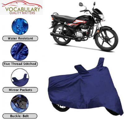 MEGA MARTZZ Waterproof Two Wheeler Cover for Hero(HF Deluxe, Blue)