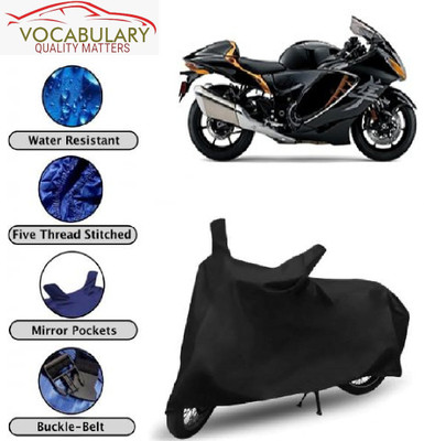 Astips Two Wheeler Cover for Suzuki(Hayabusa, Black)