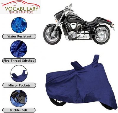MEGA MARTZZ Waterproof Two Wheeler Cover for Suzuki(Intruder M1800R, Blue)